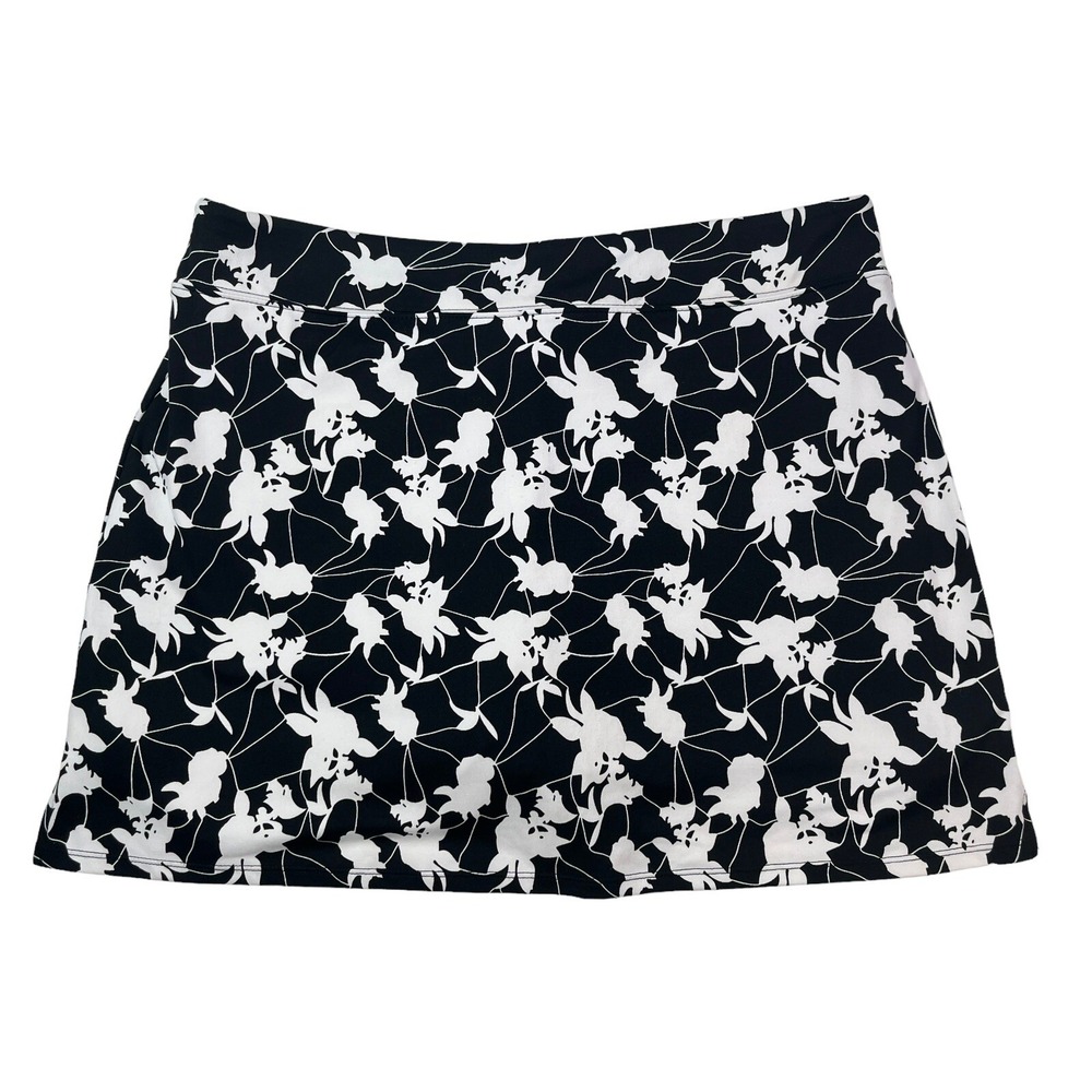 Tranquility‎ by Colorado Clothing Womens Large Floral Elastic Waist Skirt Skort - Picture 4 of 16